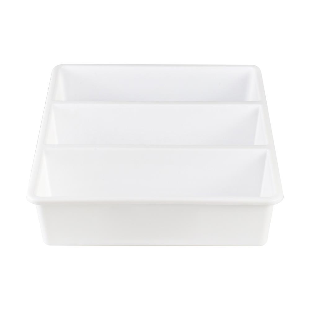 3 COMPARTMENT BOX STACKO TLR-103 29X23.8X6.3CM WHITE