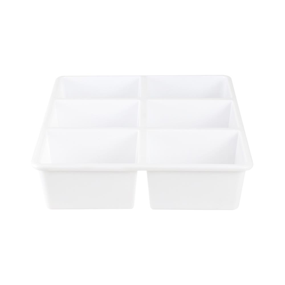 6 COMPARTMENT BOX STACKO TLR-106 29X23.8X6.3CM WHITE
