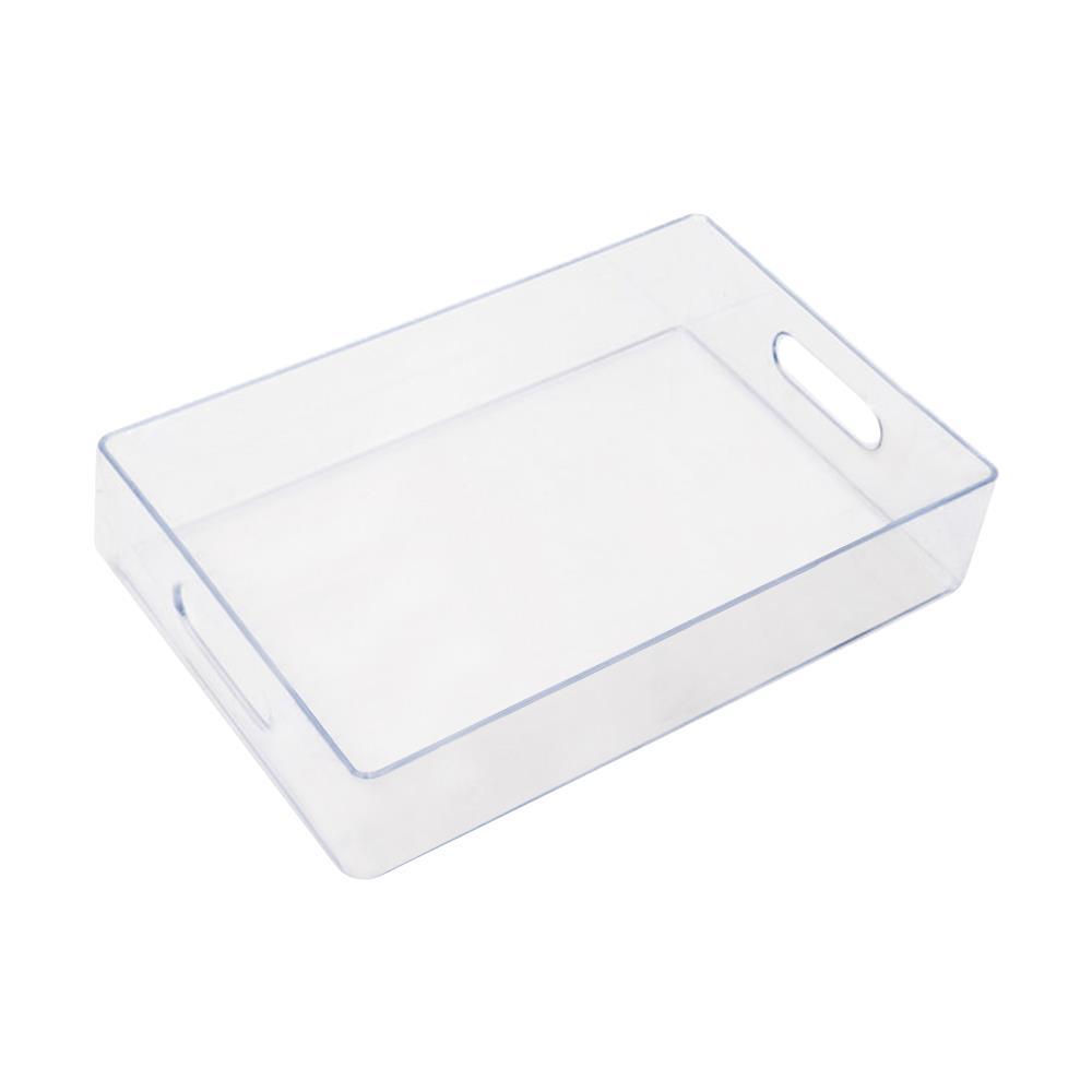 1 COMPARTMENT BOX STACKO TLV602 16.3X24.6X5.6CM CLEAR
