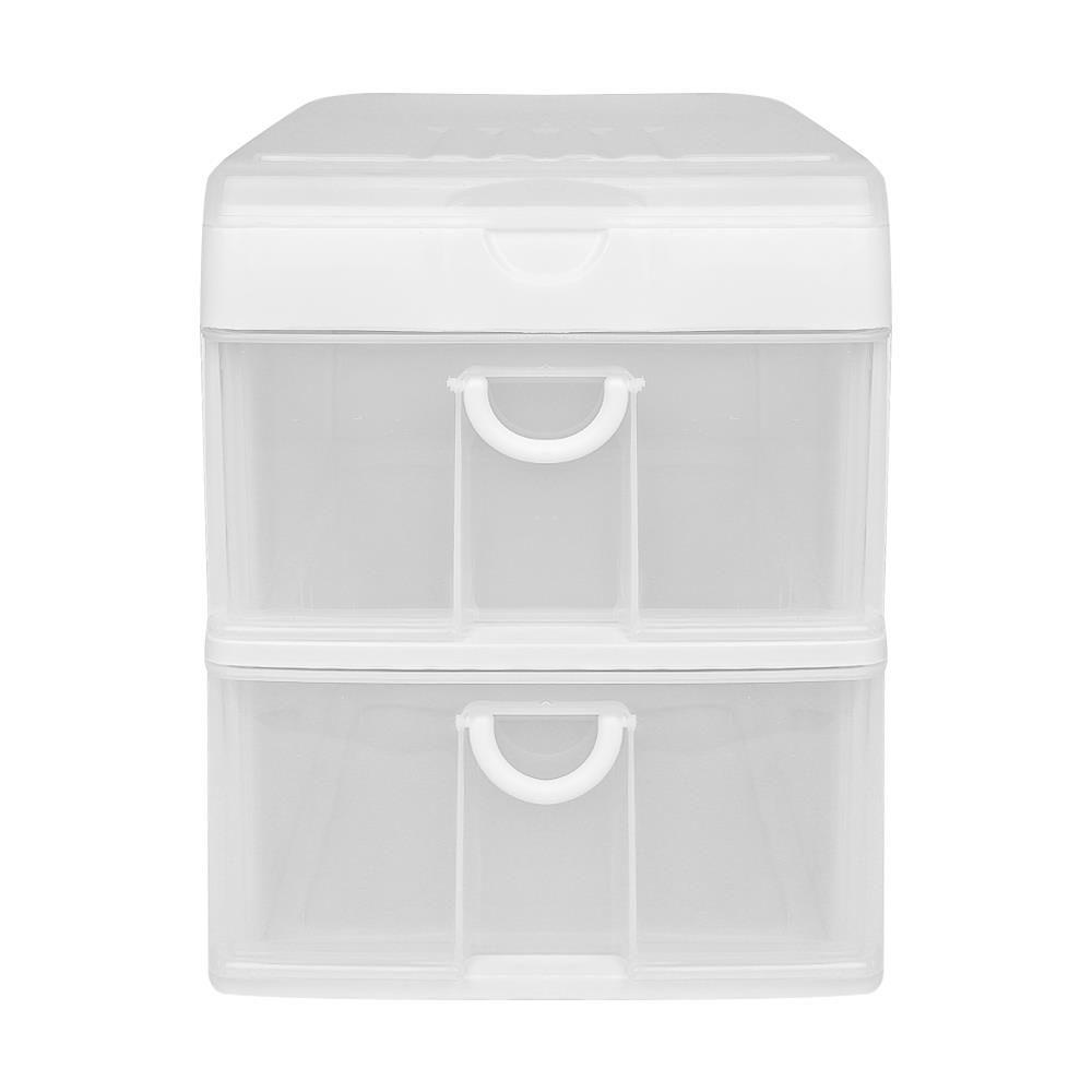 2 MINI DRAWER JCP 5891 26X33X34.5CM WHITE