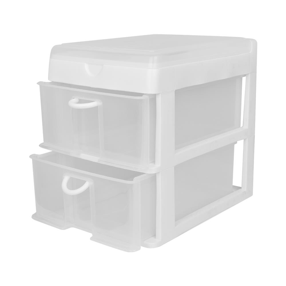 2 MINI DRAWER JCP 5891 26X33X34.5CM WHITE