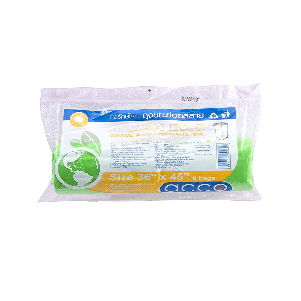 ACCO STAR GARBAGE ROLL 36x45" 8PCS GREEN