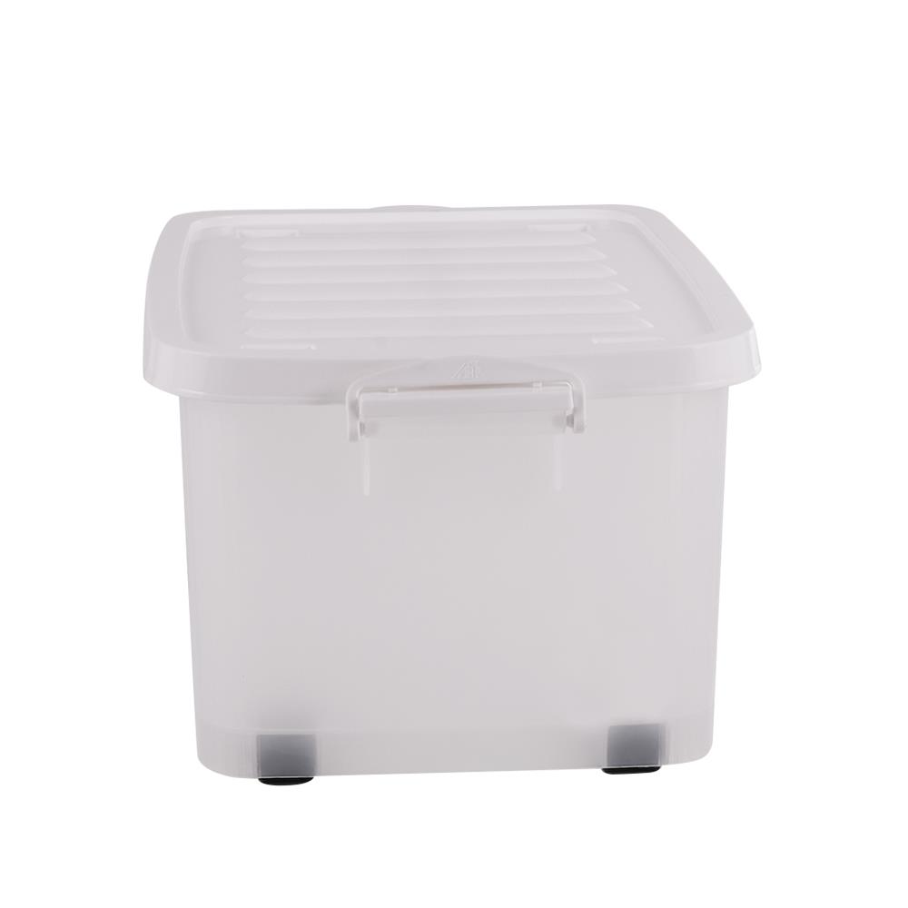 STORAGE BOX WITH WHEELS STACKO 2000 42L WHITE