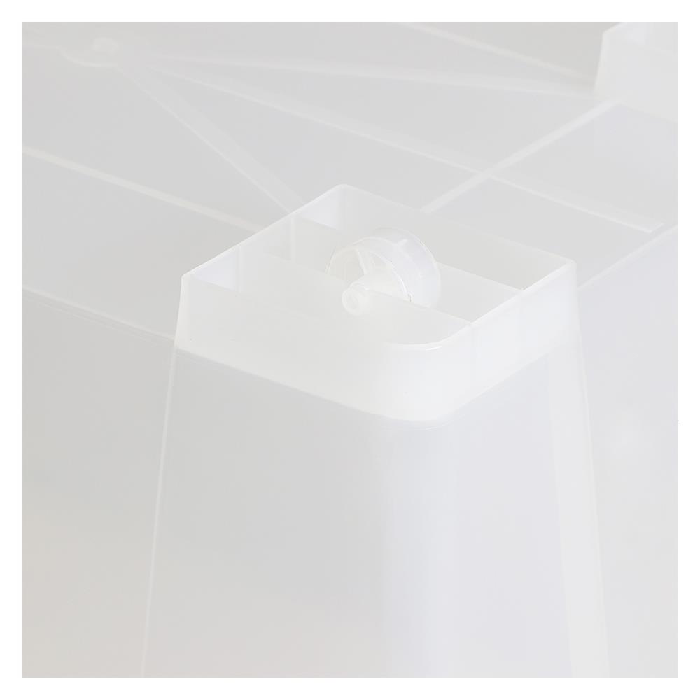 STORAGE BOX WITH WHEELS STACKO 110L 6655 CLEAR