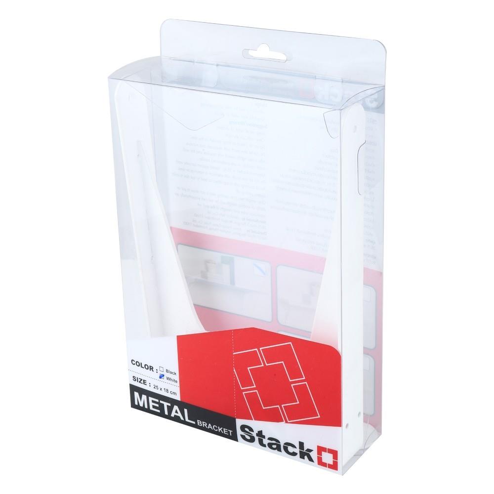 BRACKET STACKO L 25X18CM WHITE