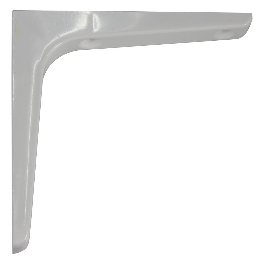 PLASTIC BRACKET STACKO 17.5X17.5CM WHITE