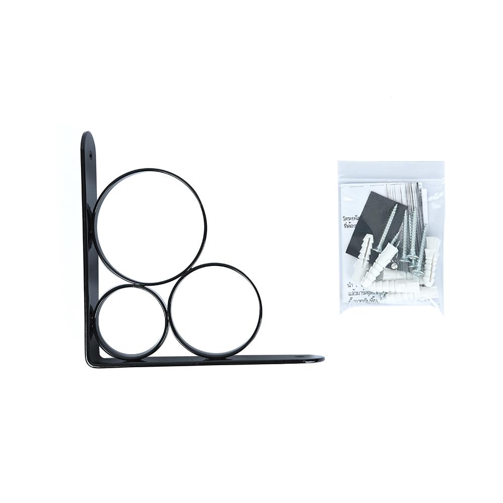 BRACKET STACKO O 15X15CM BLACK