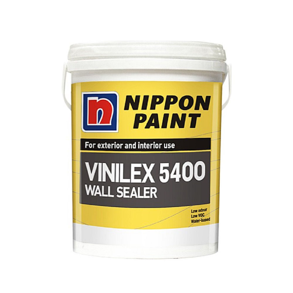 NIPPON INTERIOR AND EXTERIOR WALL SEALER PAINT VINLEX5400 5L