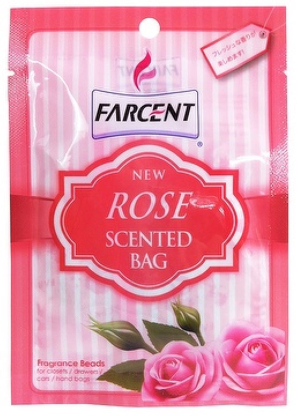 FARCENT SCENTED BAG 3X10 G ROSE
