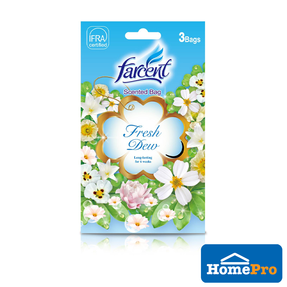 FARCENT SCENTED BAG 3X10G FRESH DEW