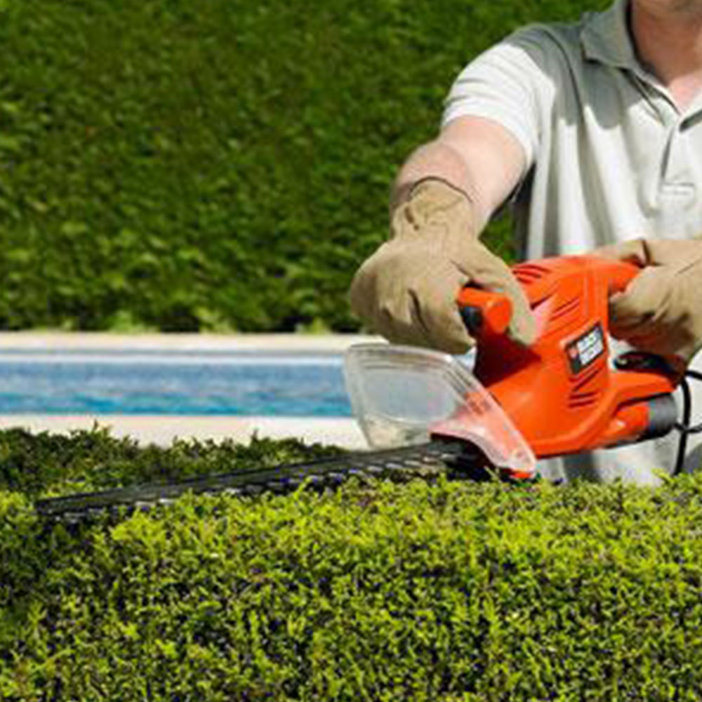 BLACK+DECKER ELECTRIC HEDGE TRIMMER GT4245 420W ORANGE