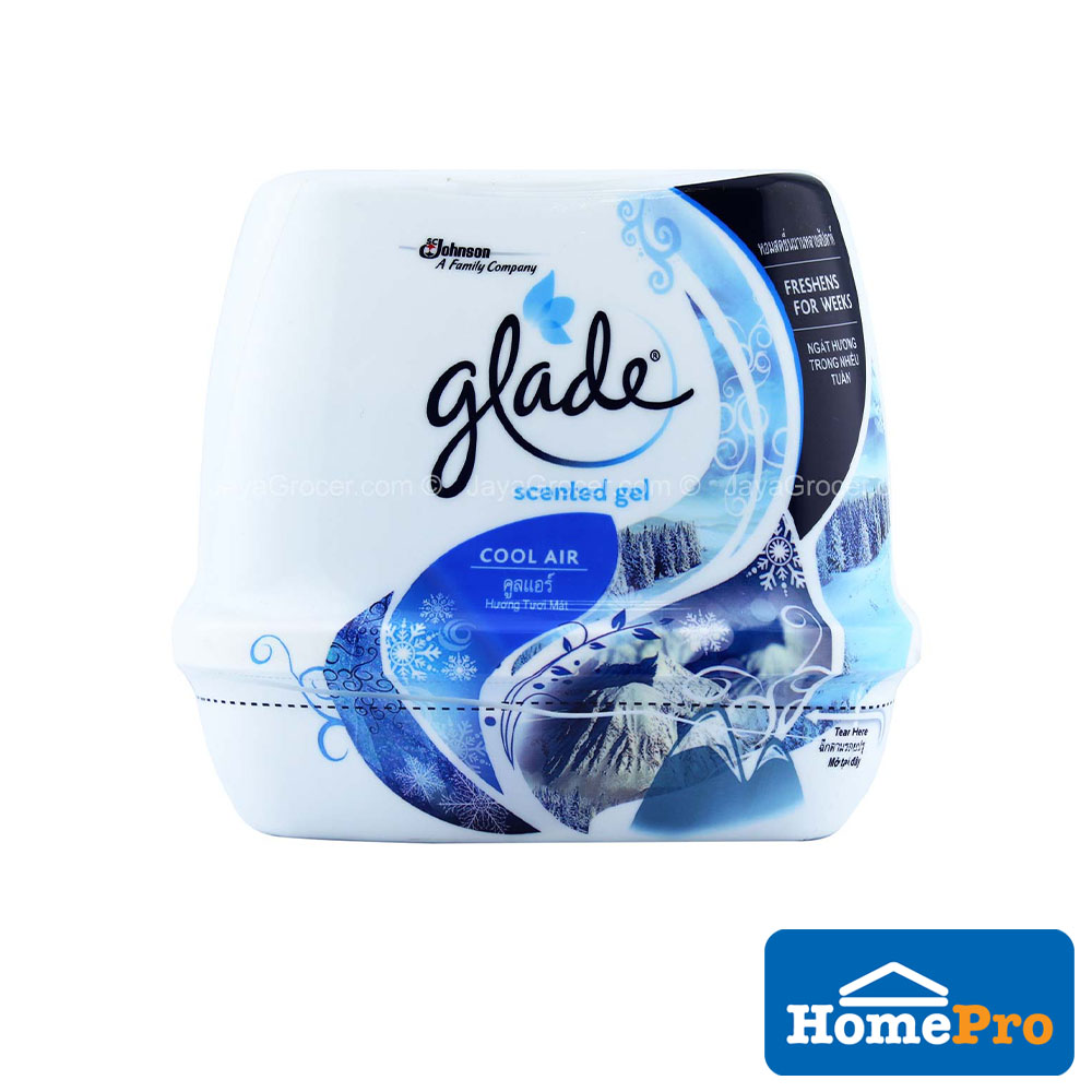 GLADE SCENTED GEL 180G COOL AIR