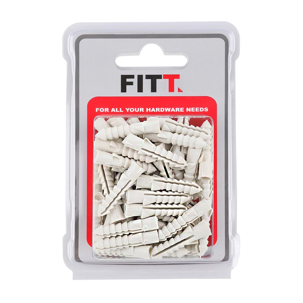 PLASTIC ANCHOR FITT #10 50EA