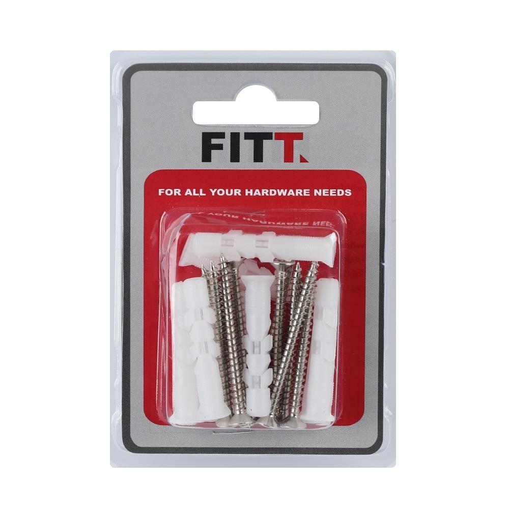 DRYWALL ANCHOR WITH SCREW #7 FITT 10EA
