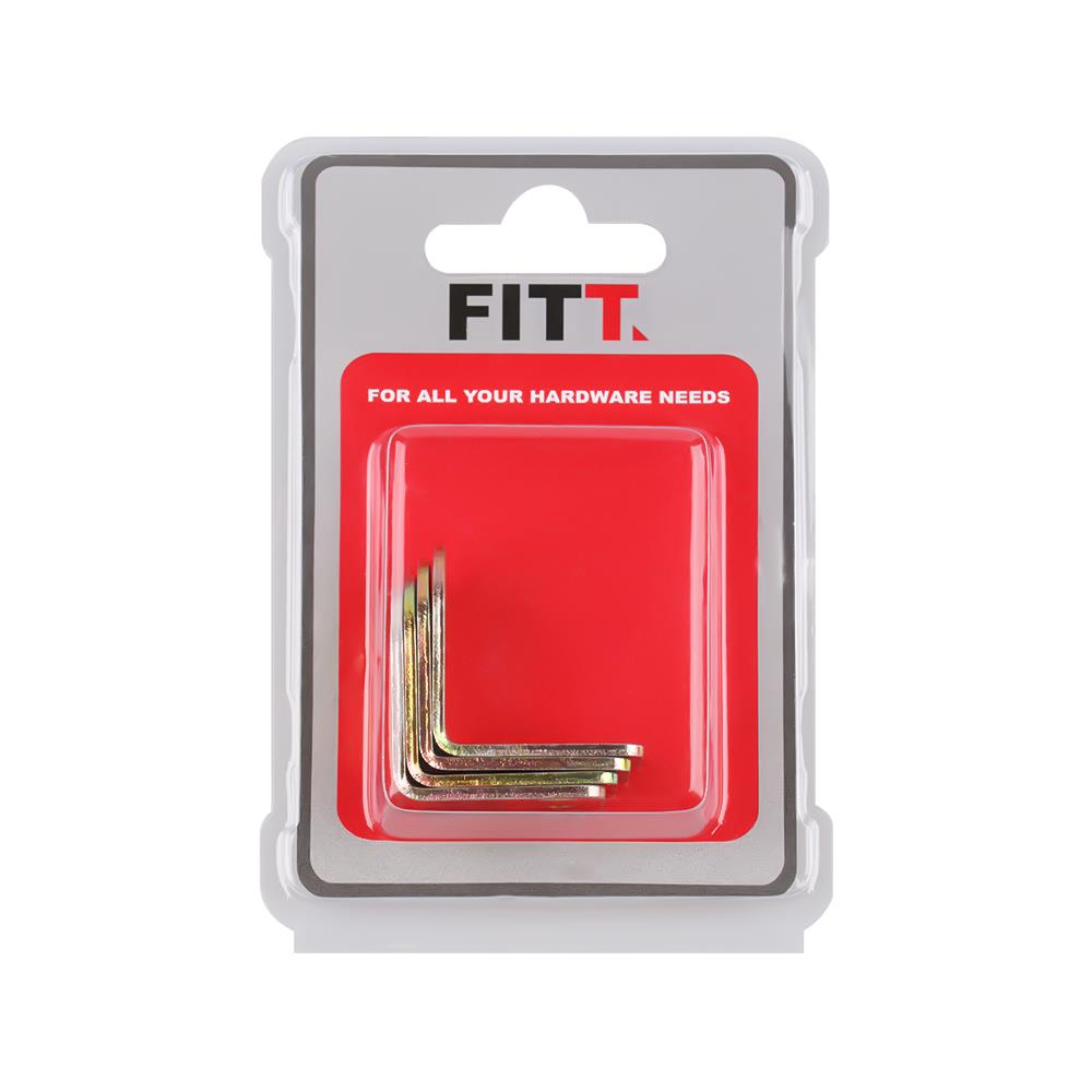 L-SHAPED ANGLE BRACKET FITT SA-3H 25x31MM 4PCS