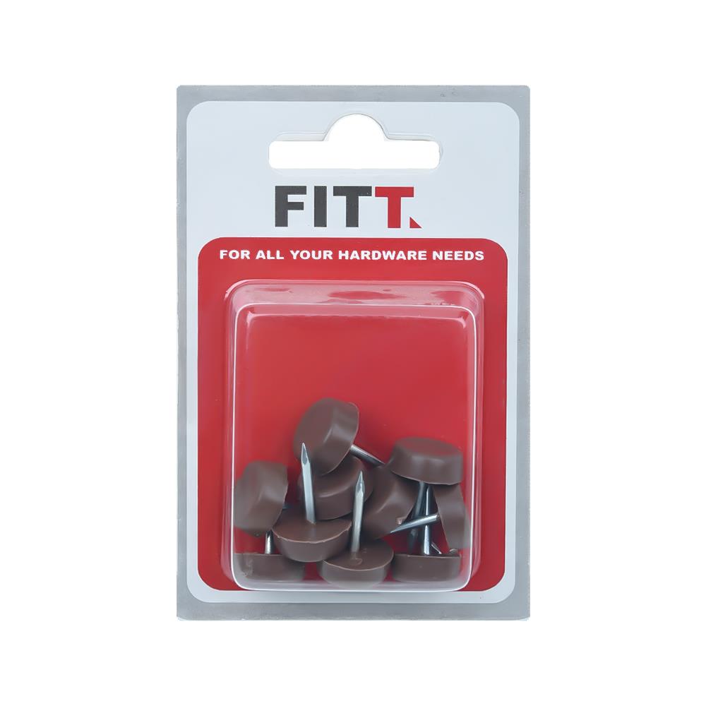 FURNITURE GLIDE FITT PG-05BR BROWN 10PCS