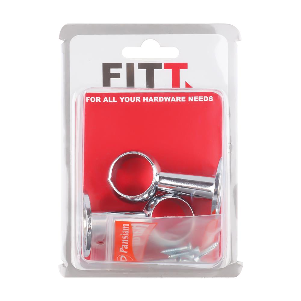 FIXED CLOSET ROD FLANGE FITT ZRH-10 1" 2EA