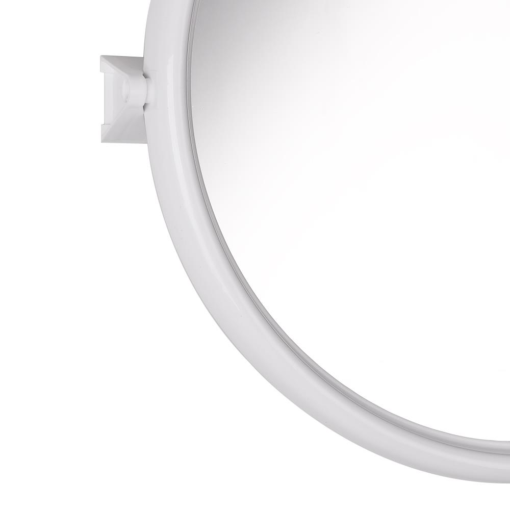 PLASTIC ROUND MIRROR BATH TIME BM01 WHITE