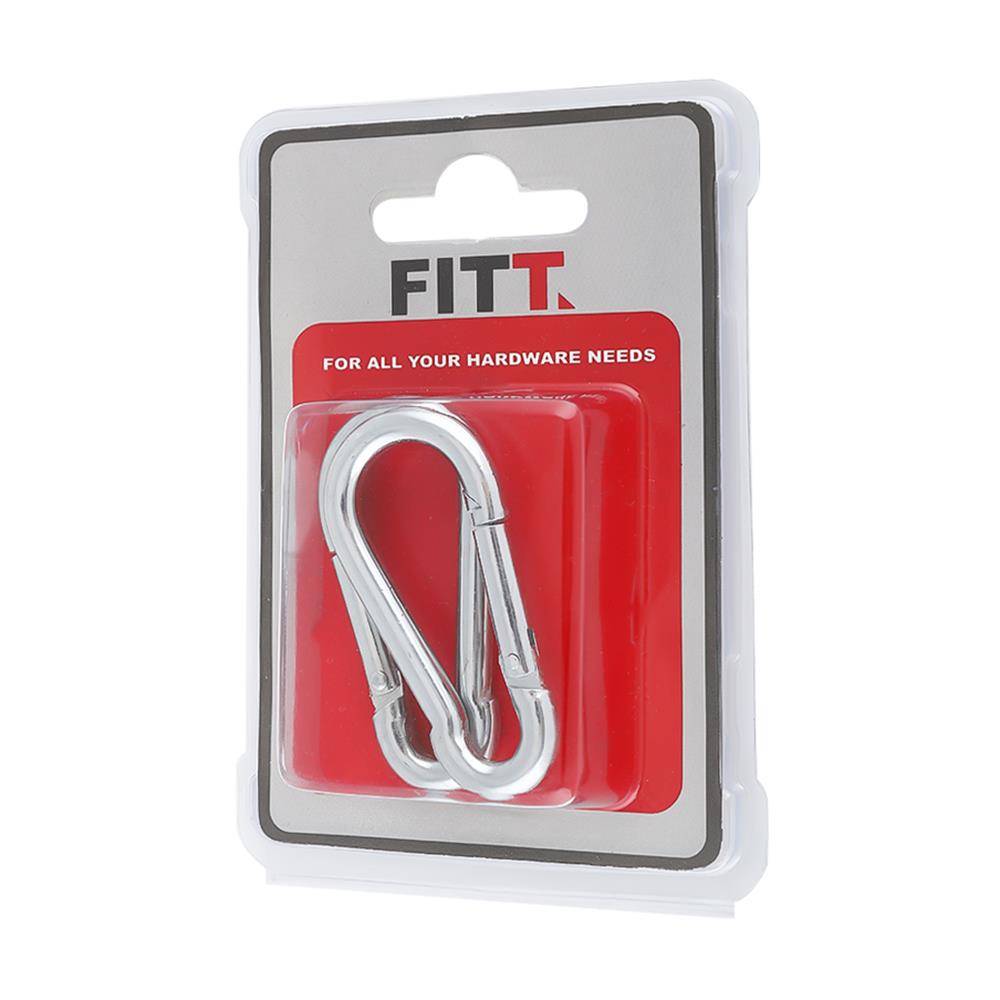 CARABINER SNAP HOOK FITT 6MM 2EA