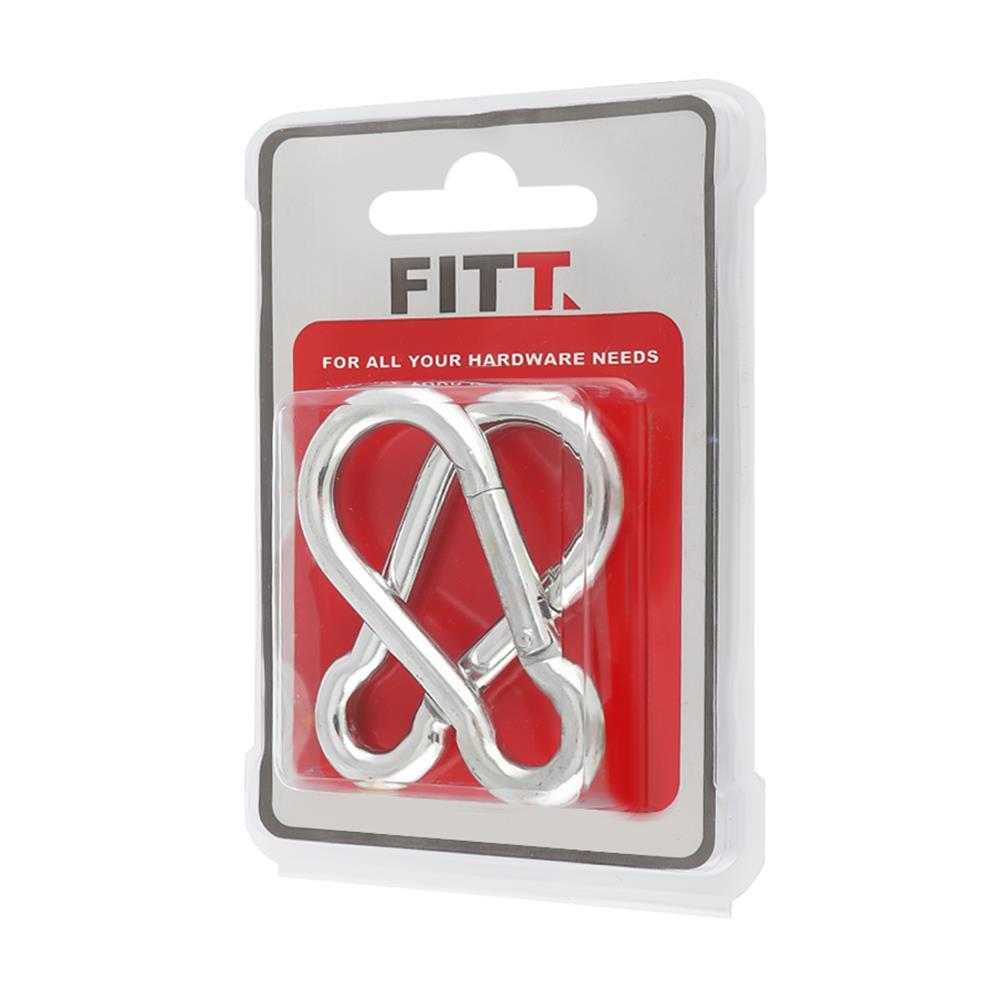 CARABINER SNAP HOOK FITT 7MM 2EA