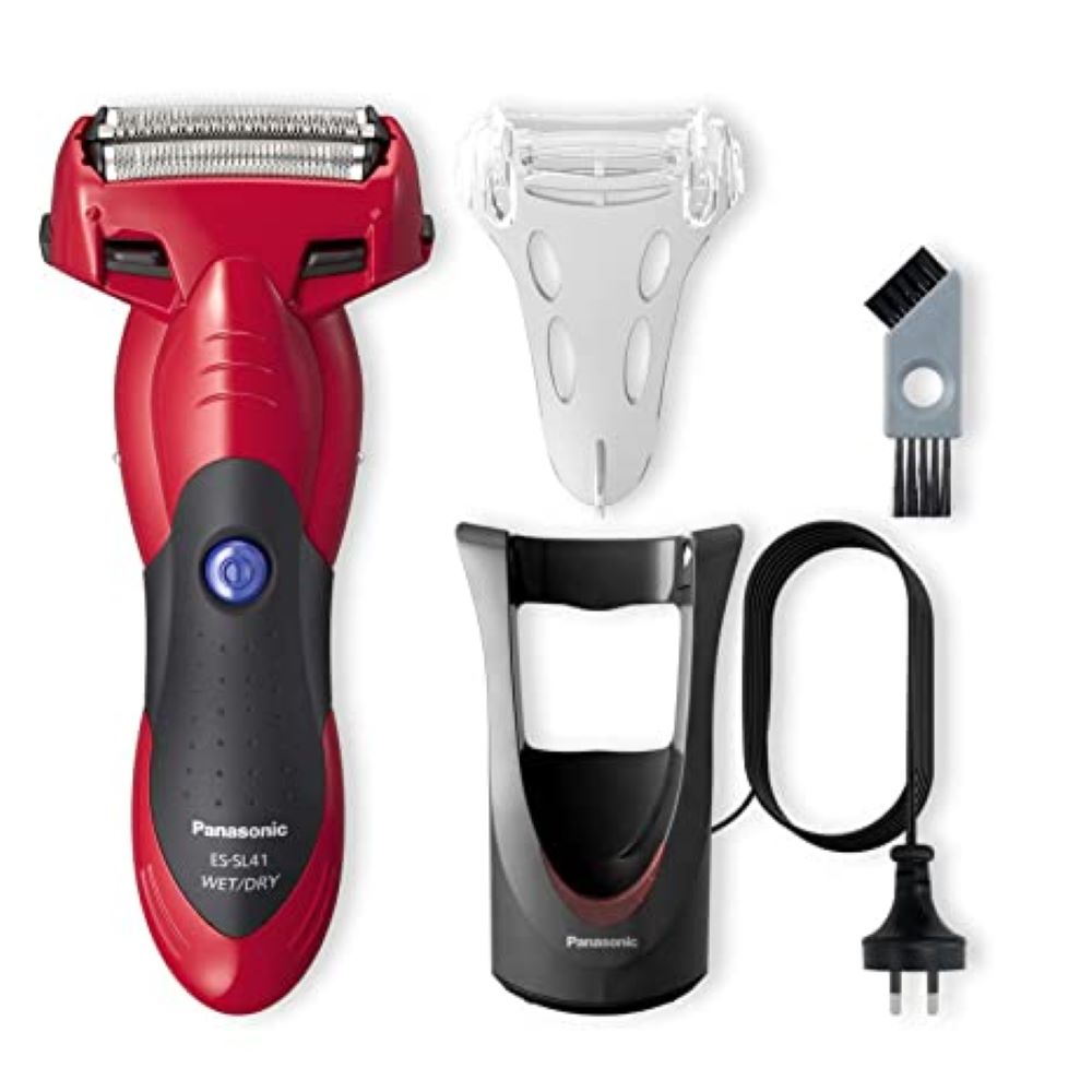 PANASONIC SHAVER 3 BLADE ES-SL41R RED