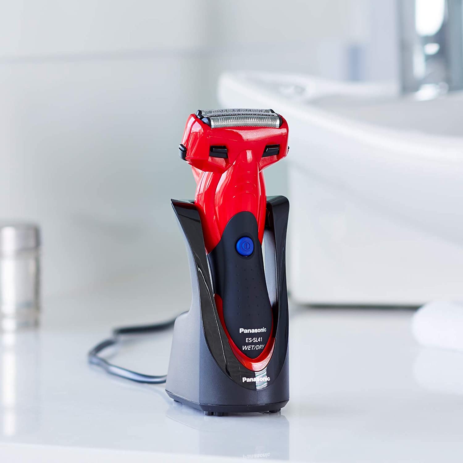 PANASONIC SHAVER 3 BLADE ES-SL41R RED