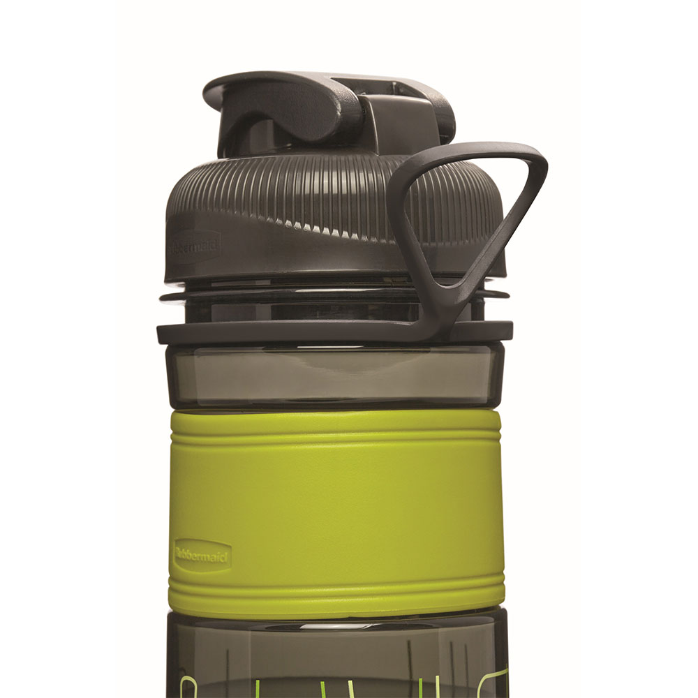 RUBBERMAID DRINKING BOTTLE DESIGNER 20OZ/600ML LINES YELLOW