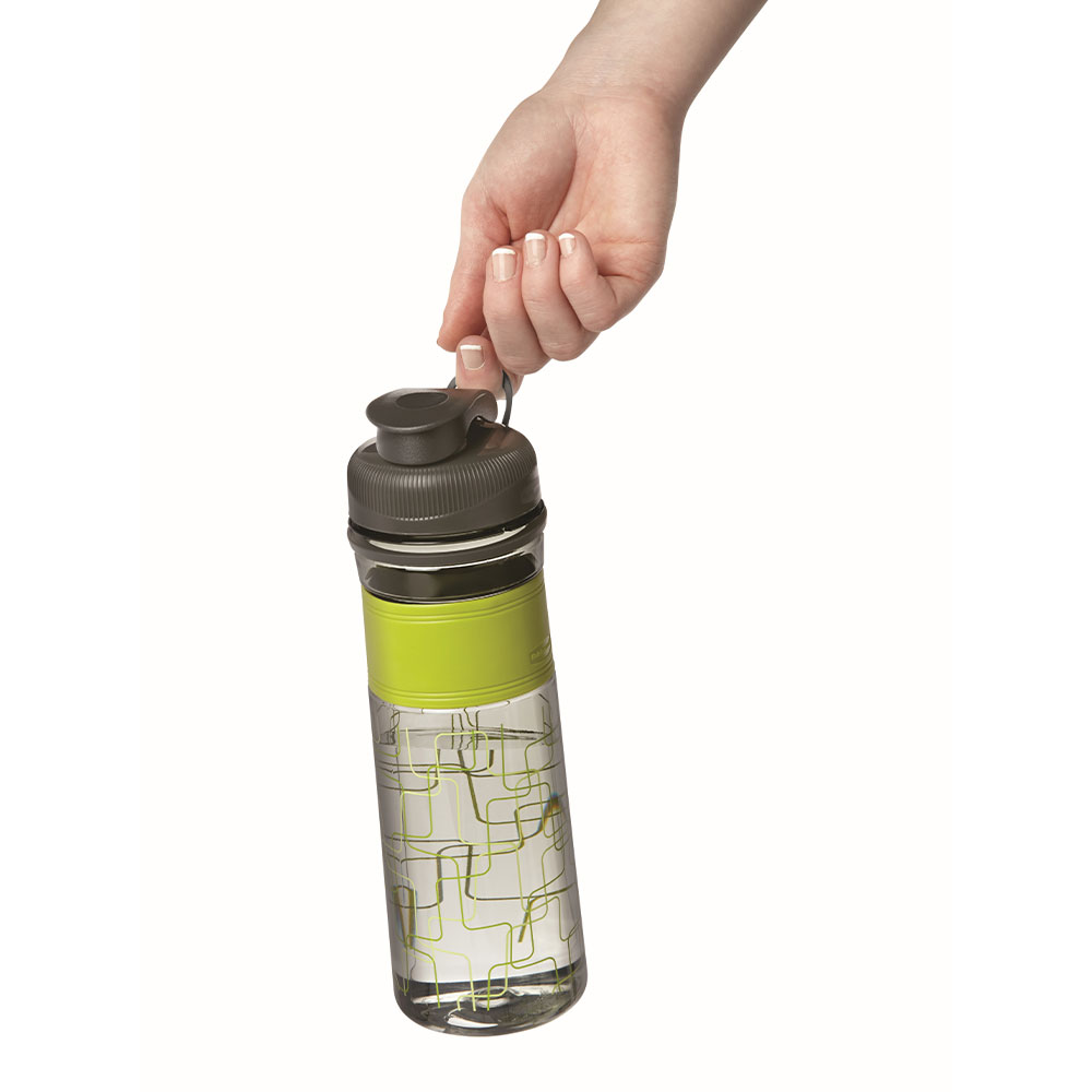 RUBBERMAID DRINKING BOTTLE DESIGNER 20OZ/600ML LINES YELLOW