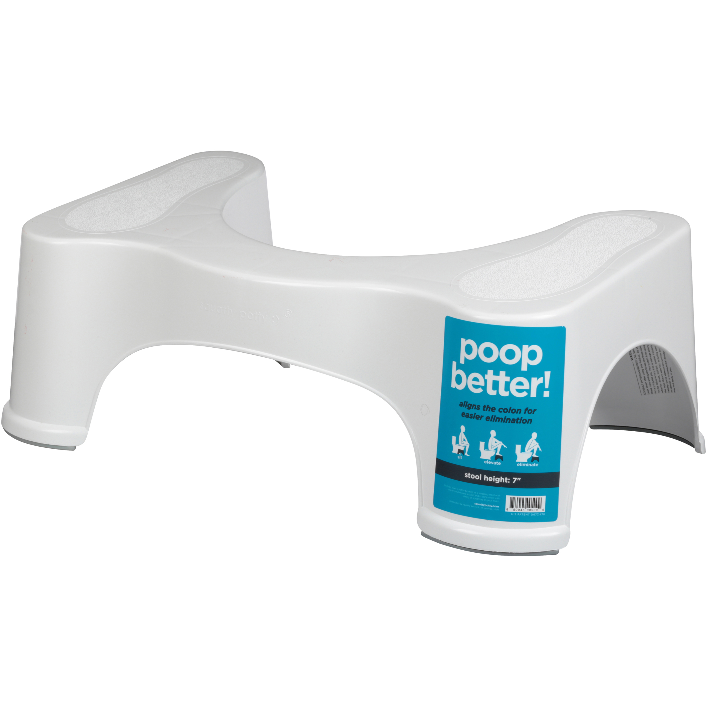 SQUATTY POTTY ECCO TOILET STOOL LI-001 W54XD33XH18 CM WHITE