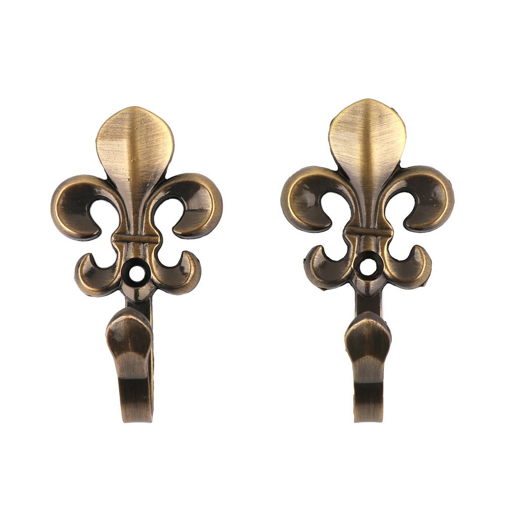 HOLDBACK FLOWER BRASS HOME LIVING STYLE