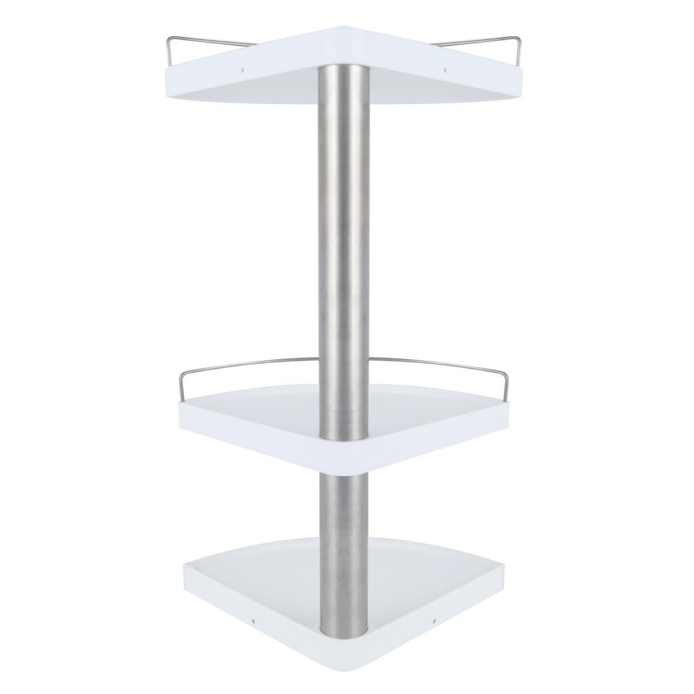 BATH RACK 3-Tier Corner SH-CSA-C03-WT