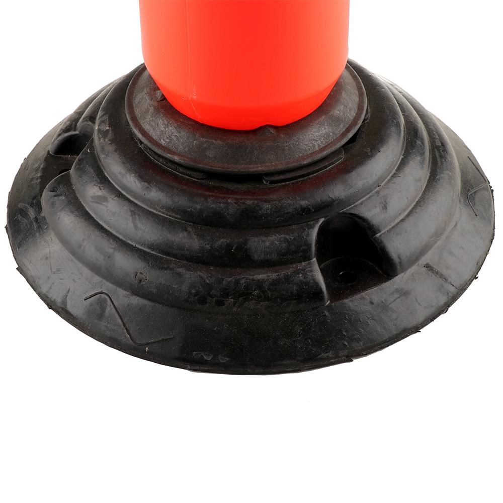 TRAFFIC BALLARD RIGHT 80CM RED