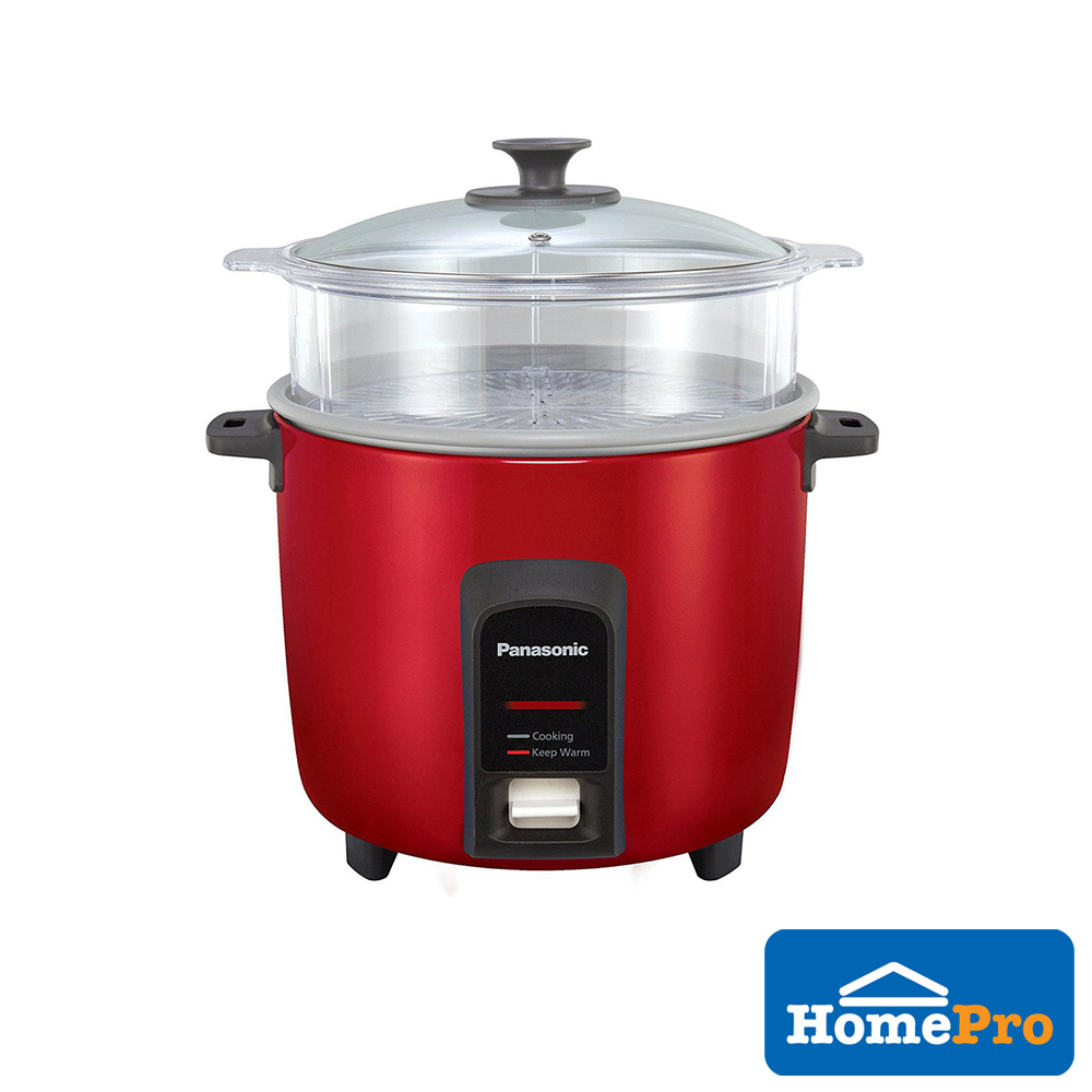 PANASONIC RICE COOKER STEAMER SR-Y22FGJ 2.2L RED