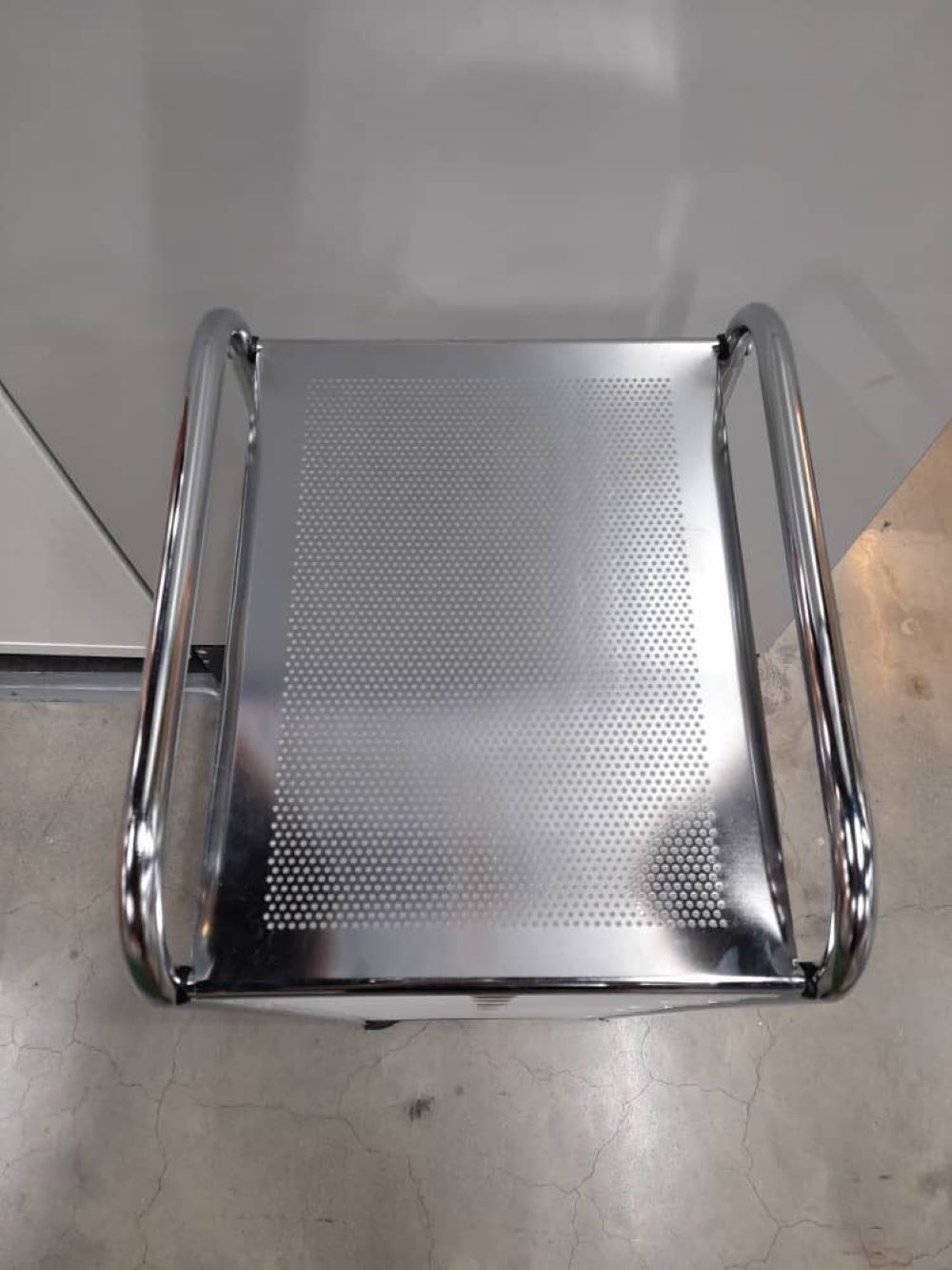 STORAGE CART 10 TIER CHROMED FLF002-10 W33.5XD39XH96 CM