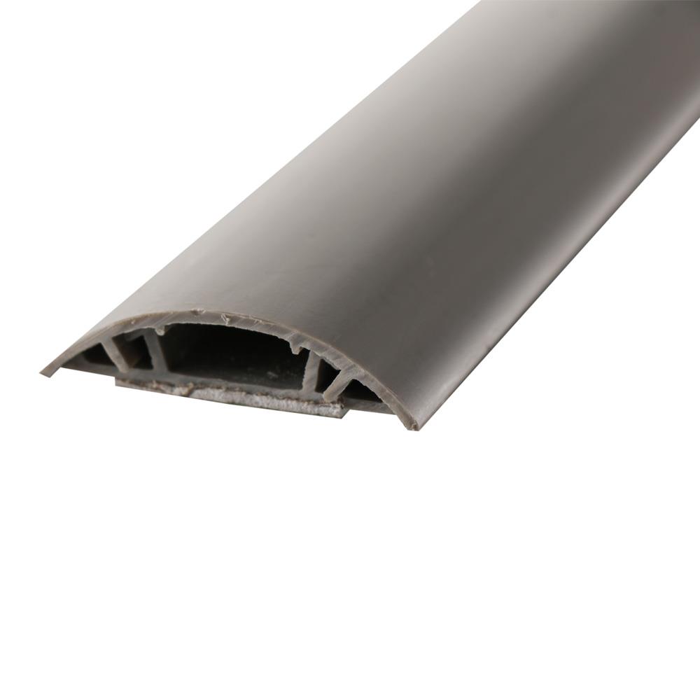 HALF-ROUND SHAPED CABLE RACEWAY ELEKTRA 4 CMX2M GRAY