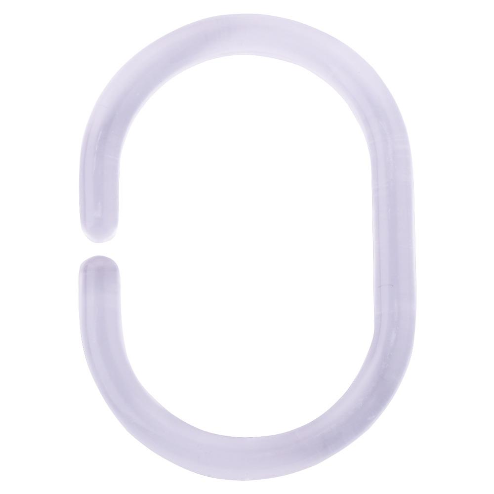 SHOWER CURTAIN HOOK ZIM HK-03 CLEAR