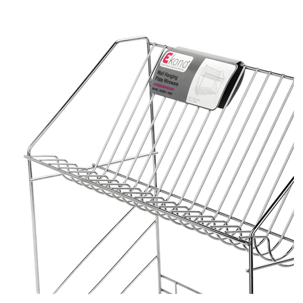STAINLESS STEEL DISH DRAINER WALL UNIT EKONO 50CM