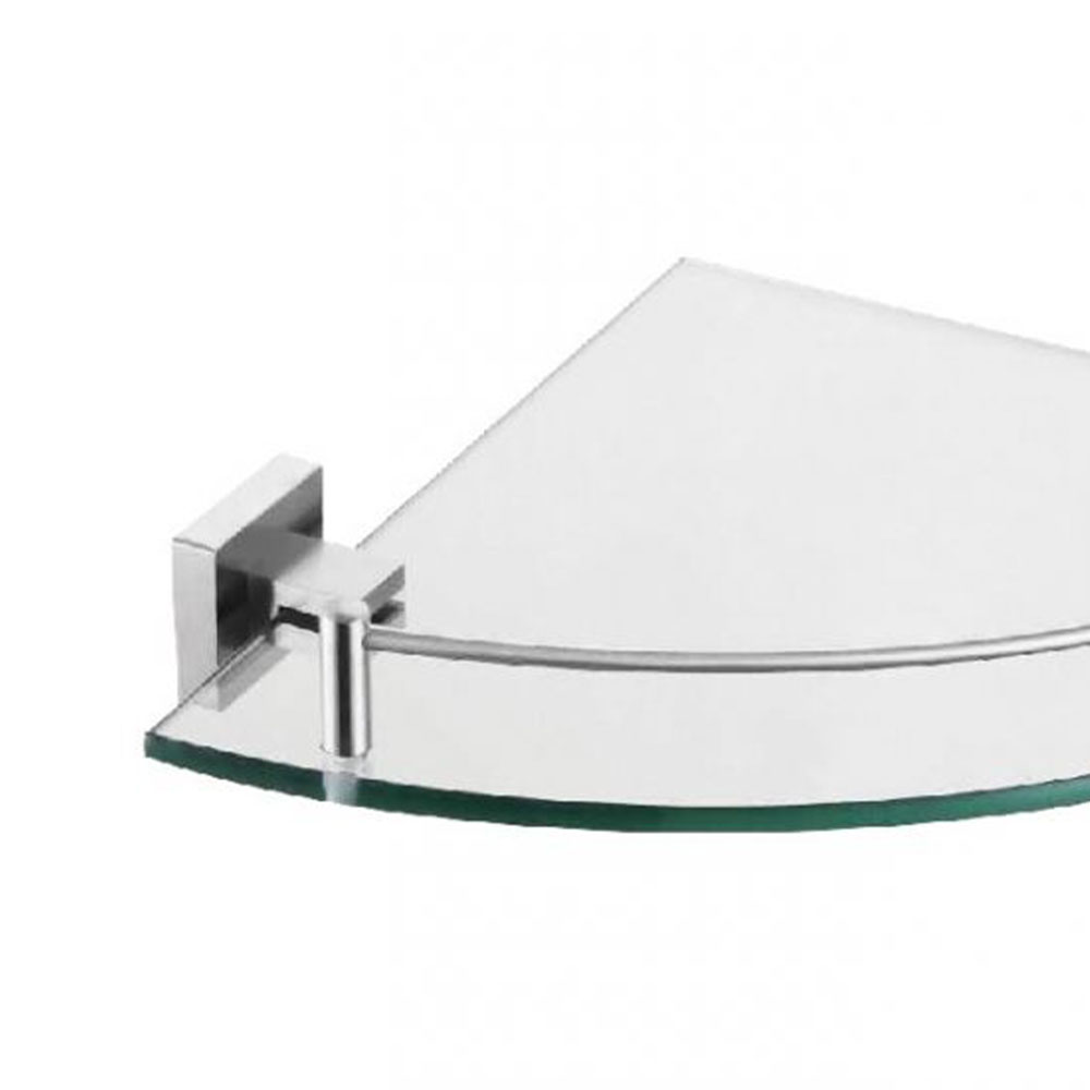 FILTON GLASS SHELF 1 TIER AGS-1002Q W28XD28XH4 CM CLEAR
