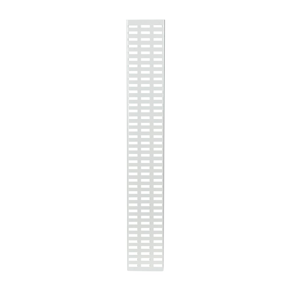 STACKO SHELF MESH PEGBOARD 60X1.5X10CM WHITE