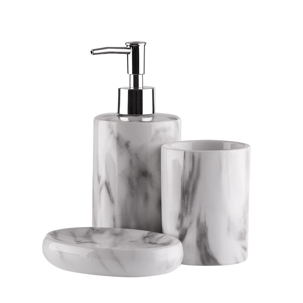 SOAP DISPENSER SET MOYA CE1251A-3 CERAMIC