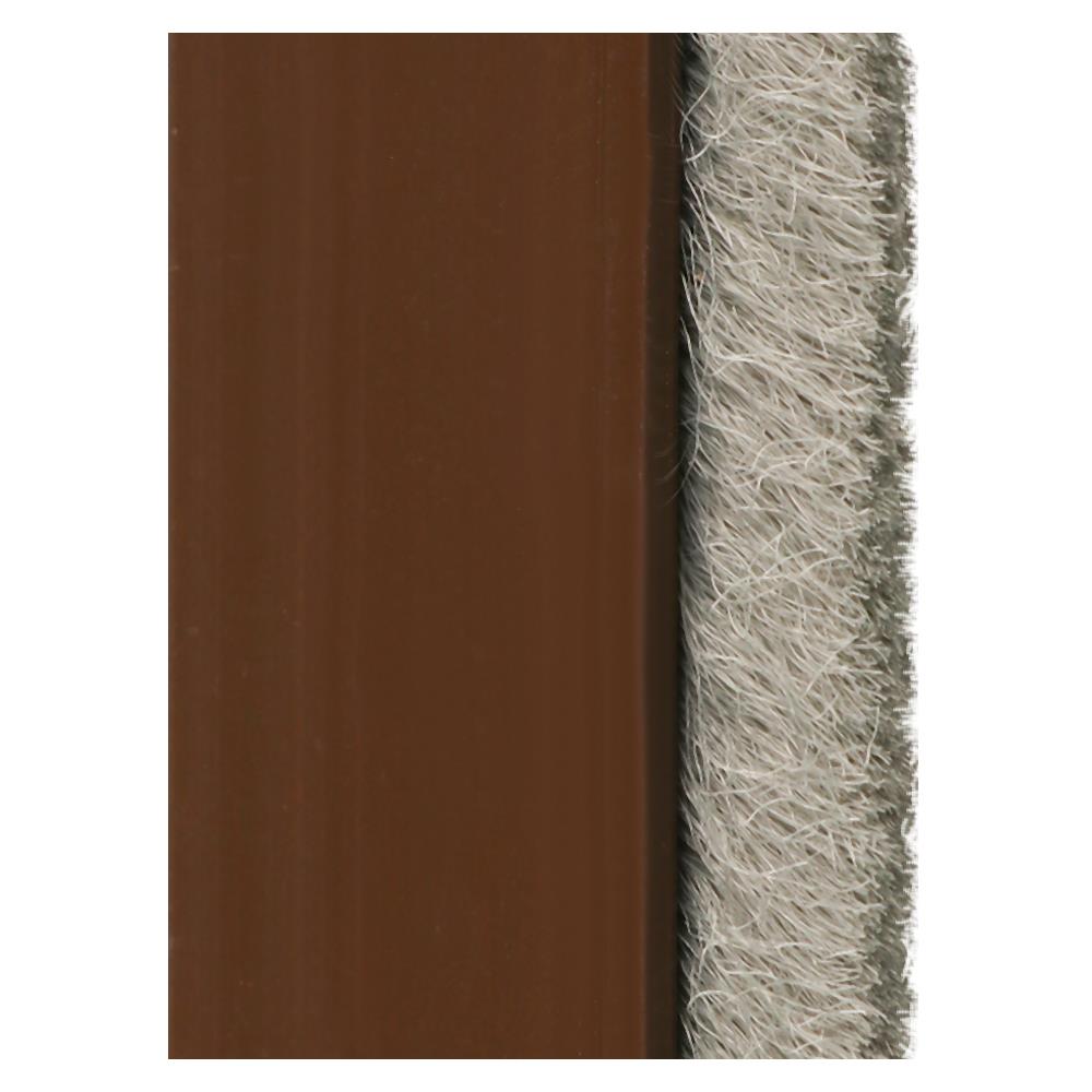 DOOR SWEEP FITT BRUSH 100CM 100CM BROWN