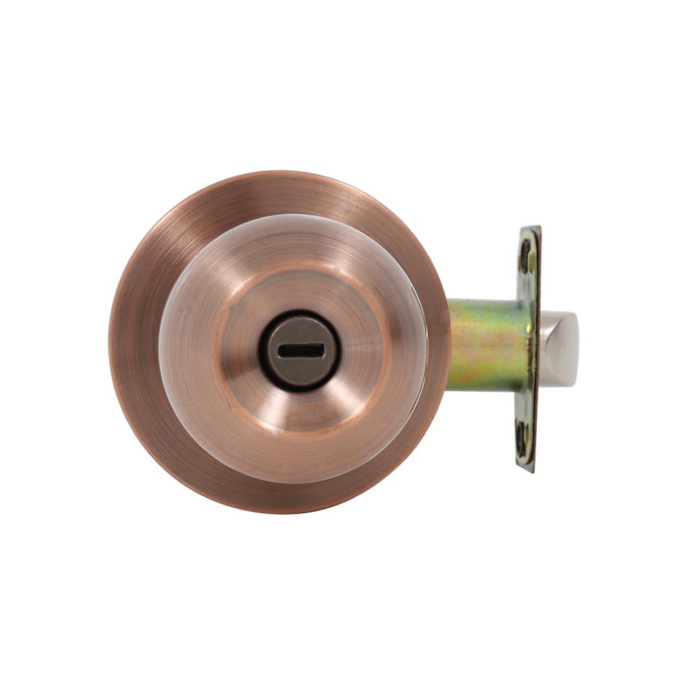 PRIVACY DOOR KNOB FITT 587ACP BALL HEAD ANTIQUE COPPER