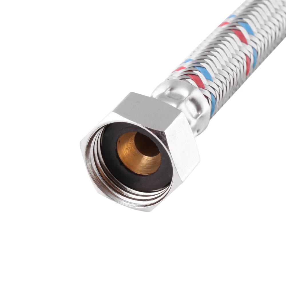 STAINLESS STEEL WATER INLET HOSE 16IN MOYA MY-SSB16