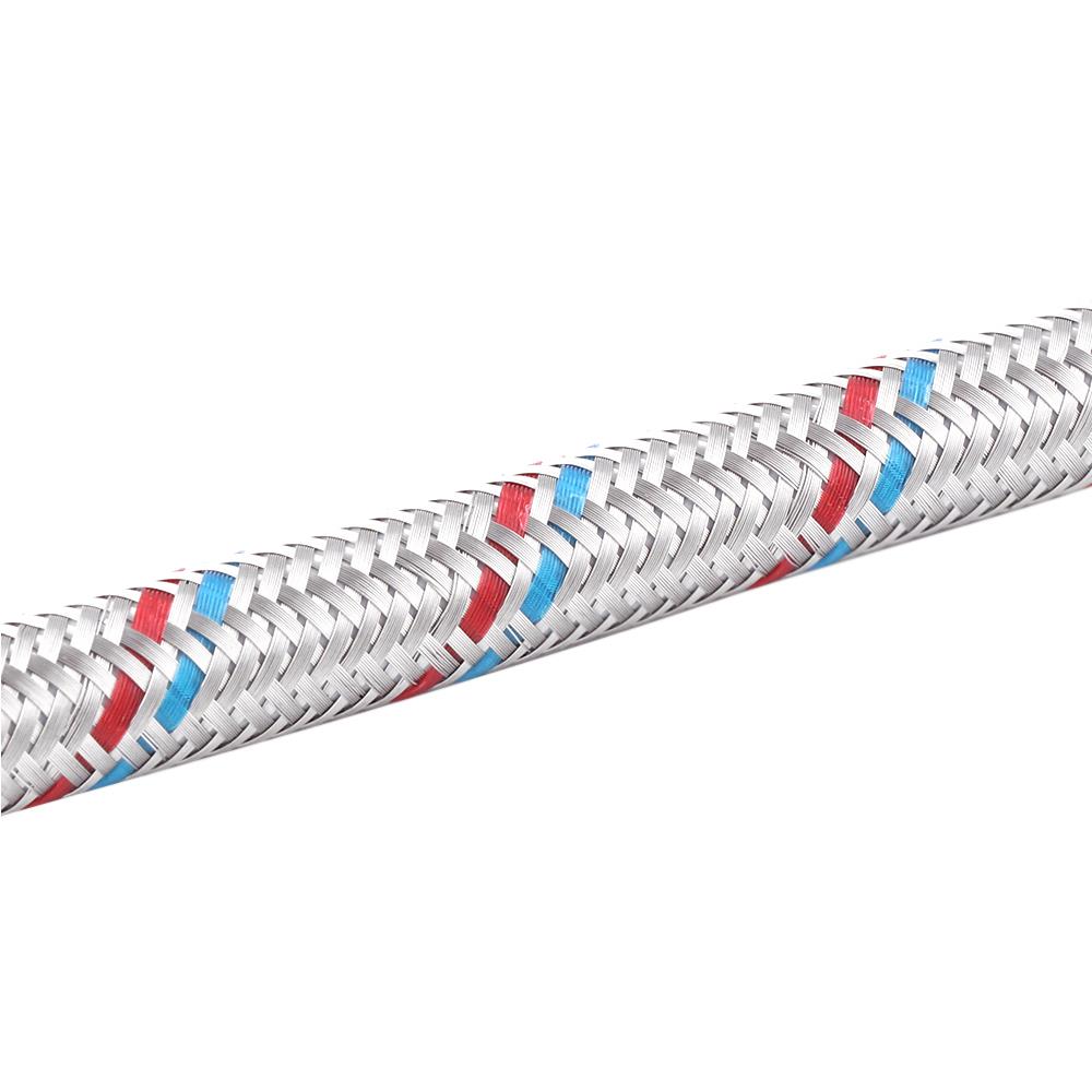 STAINLESS STEEL WATER INLET HOSE 16IN MOYA MY-SSB16