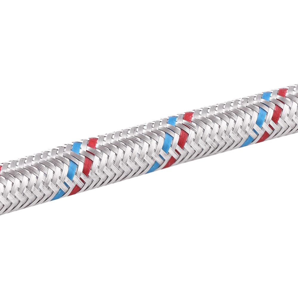 STAINLESS STEEL WATER INLET HOSE 12IN MOYA MY-SSB12