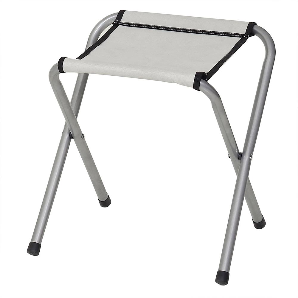 FURNITURE PICNIC FOLDING 4 CHAIR HOME LIVING ALUMINIUM GRAY