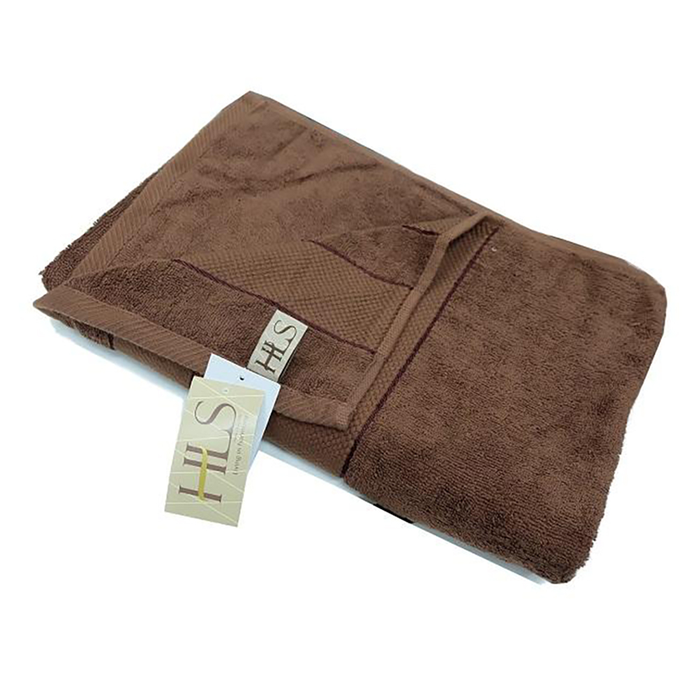 HOMEPRO HLS TOWEL DELUXE 27X54 INCHES BROWN