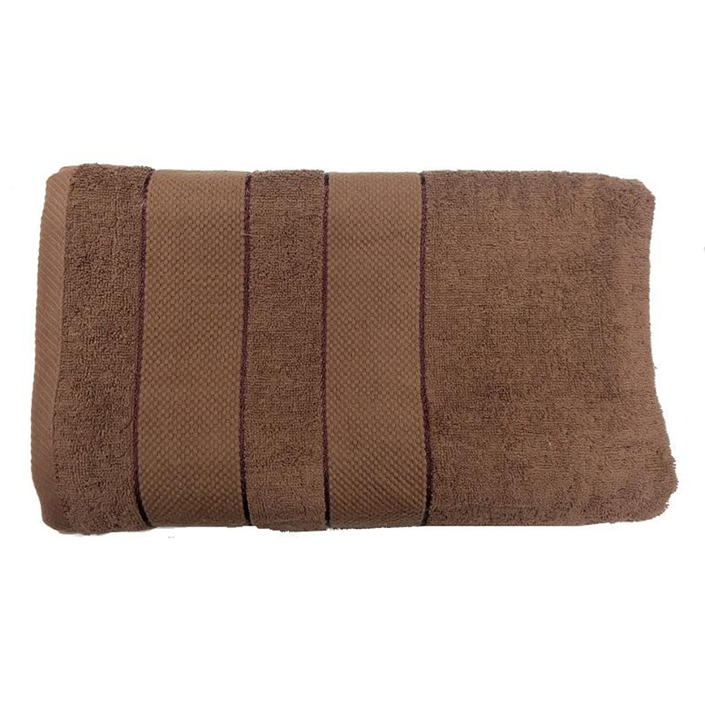 HOMEPRO HLS TOWEL DELUXE 27X54 INCHES BROWN
