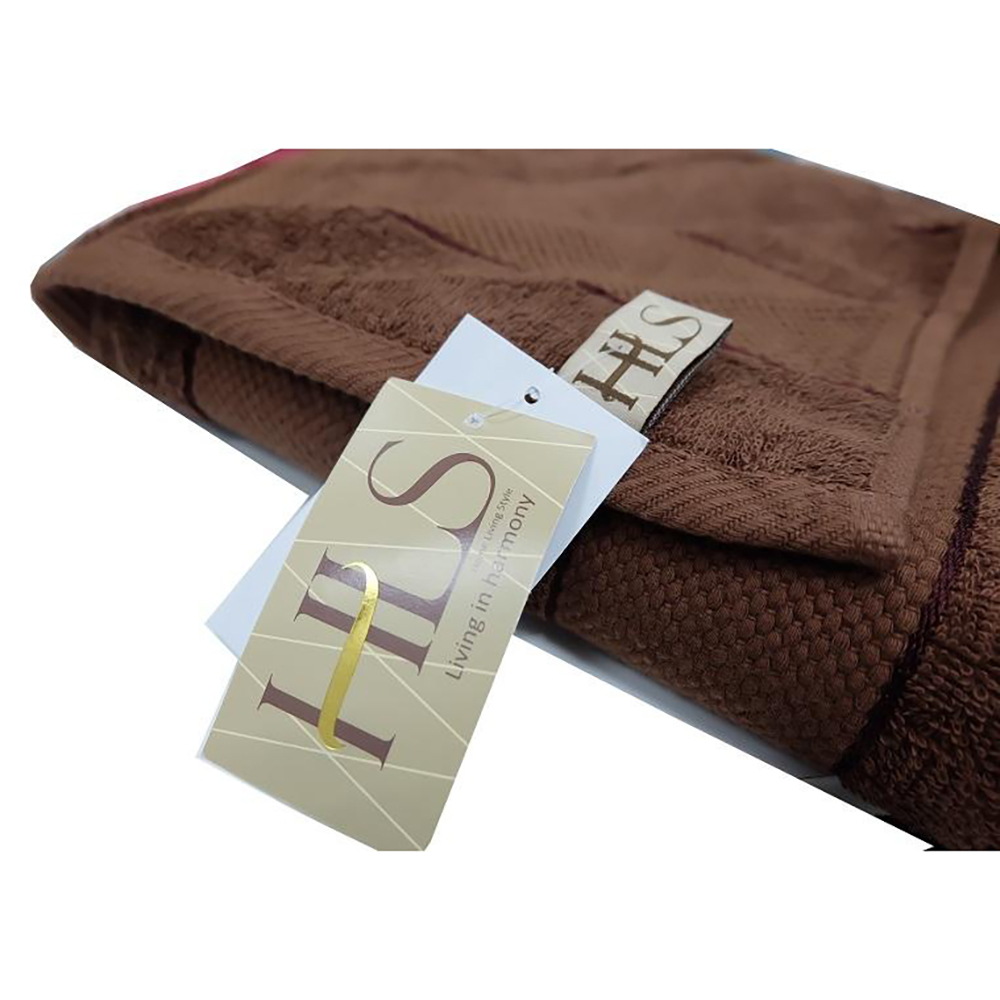 HOMEPRO HLS TOWEL DELUXE 27X54 INCHES BROWN