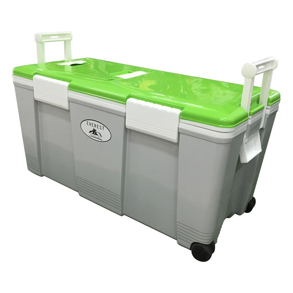 BEVERAGE COOLER WELL WARE AG550 55L GREEN/GREY